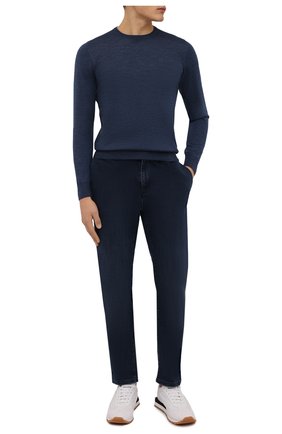 Мужские джинсы ZILLI SPORT темно-синего цвета по цене 76750 руб., арт. MCW-ZS529-DEBB9/S001 | Фото 2 Мужские джинсы ZILLI SPORT темно-синего цвета, арт. MCW-ZS529-DEBB9/S001 | Фото 2 (Материал внешний: Хлопок, Деним; Длина (брюки, джинсы): Стандартные; Кросс-КТ: Деним; Силуэт М (брюки): Прямые; Стили: Кэжуэл)