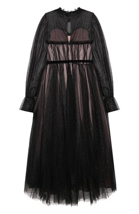 Детское платье DESIGNERS CAT черного цвета по цене 39950 руб., арт. 100000K01000952/10A-12A | Фото 2 Детское платье DESIGNERS CAT черного цвета, арт. 100000K01000952/10A-12A | Фото 2 (Материал внешний: Синтетический материал; Рукава: Длинные; Материал подклада: Хлопок)