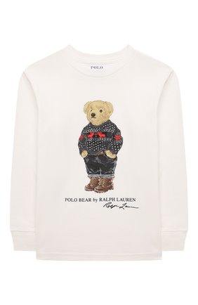 Детская хлопковый лонгслив POLO RALPH LAUREN белого цвета по цене 4720 руб., арт. 323853792 | Фото 1 Детская хлопковый лонгслив POLO RALPH LAUREN белого цвета, арт. 323853792 | Фото 1 (Материал внешний: Хлопок; Рукава: Длинные)