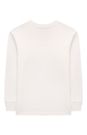 Детская хлопковый лонгслив POLO RALPH LAUREN белого цвета по цене 4720 руб., арт. 323853792 | Фото 2 Детская хлопковый лонгслив POLO RALPH LAUREN белого цвета, арт. 323853792 | Фото 2 (Материал внешний: Хлопок; Рукава: Длинные)