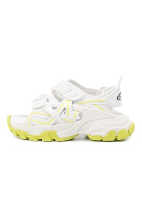 Детские сандалии BALENCIAGA белого цвета по цене 35350 руб., арт. 644999/W3AJ1 | Фото 2 Детские сандалии BALENCIAGA белого цвета, арт. 644999/W3AJ1 | Фото 2 (Материал внутренний: Текстиль; Материал внешний: Экокожа)