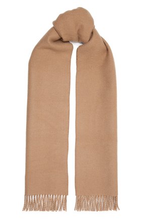 Женский шарф из шерсти и кашемира FENDI бежевого цвета, арт. FXT324 AHRF | Фото 1 (Материал: Кашемир, Шерсть, Текстиль)