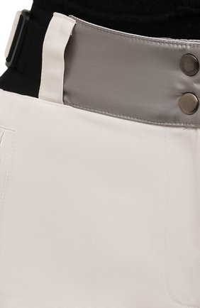 Женские утепленные брюки YVES SALOMON белого цвета, арт. 22WYFP075XXM20W | Фото 5 (Силуэт Ж (брюки и джинсы): Широкие; Женское Кросс-КТ: Брюки-спорт, Брюки-одежда; Длина (брюки, джинсы): Стандартные; Материал внешний: Синтетический материал; Стили: Спорт-шик; Материал подклада: Синтетический материал)
