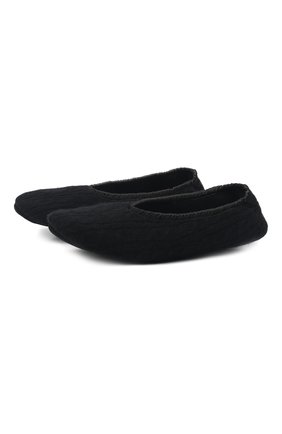 Женского домашние туфли ARLOTTA черного цвета, арт. 6013 | Фото 1 (Материал внешний: Текстиль; Подошва: Плоская; Материал внутренний: Текстиль)