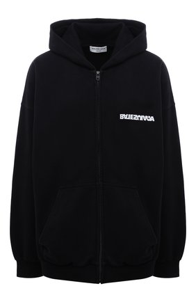 Женский хлопковая толстовка BALENCIAGA черного цвета по цене 78500 руб., арт. 674728/TLVB4 | Фото 1 Женский хлопковая толстовка BALENCIAGA черного цвета, арт. 674728/TLVB4 | Фото 1 (Рукава: Длинные; Длина (для топов): Стандартные; Материал внешний: Хлопок; Стили: Спорт-шик; Женское Кросс-КТ: Кардиган-одежда)