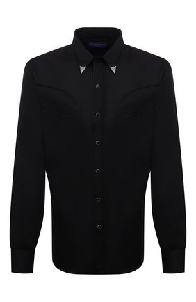 Мужская рубашка RALPH LAUREN черного цвета по цене 144500 руб., арт. 790857248 | Фото 1 Мужская рубашка RALPH LAUREN черного цвета, арт. 790857248 | Фото 1 (Рукава: Длинные; Материал внешний: Лиоцелл, Растительное волокно; Длина (для топов): Стандартные; Воротник: Кент; Случай: Повседневный; Манжеты: На кнопках; Принт: Однотонные; Стили: Кэжуэл)