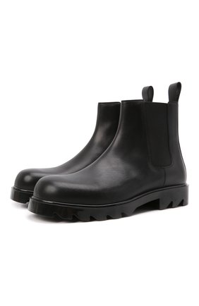 Мужские кожаные челси strut BOTTEGA VENETA черного цвета по цене 73200 руб., арт. 679488/V1A00 | Фото 1 Мужские кожаные челси strut BOTTEGA VENETA черного цвета, арт. 679488/V1A00 | Фото 1 (Подошва: Плоская; Материал внутренний: Натуральная кожа; Мужское Кросс-КТ: Сапоги-обувь, Челси-обувь; Материал внешний: Кожа; Материал утеплителя: Без утеплителя)