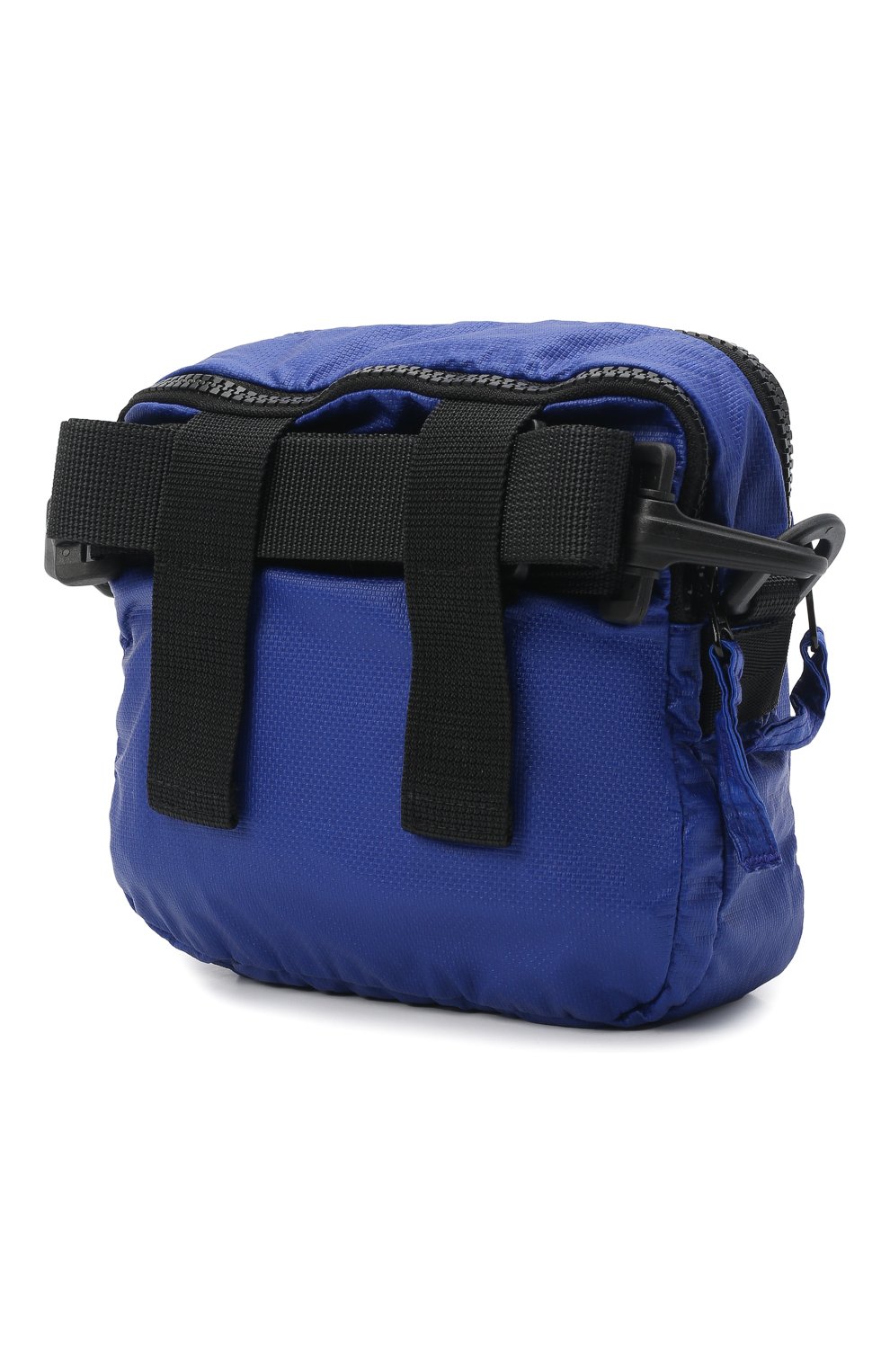 Мужская текстильная сумка STONE ISLAND синего цвета, арт. 751590270 | Фото 4 (Размер: mini; Ремень/цепочка: На ремешке; Материал: Текстиль)