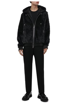 Мужская дубленка BALMAIN черного цвета по цене 364000 руб., арт. WH2TH120/L141 | Фото 2 Мужская дубленка BALMAIN черного цвета, арт. WH2TH120/L141 | Фото 2 (Рукава: Длинные; Материал внешний: Натуральный мех; Материал подклада: Синтетический материал; Длина (верхняя одежда): Короткие; Стили: Спорт-шик)