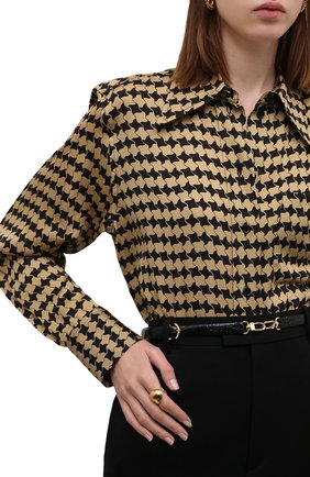 Женский кожаный ремень TOTÊME черного цвета по цене 22600 руб., арт. 212-807-731 | Фото 2 Женский кожаный ремень TOTÊME черного цвета, арт. 212-807-731 | Фото 2 (Кросс-КТ: Тонкие)