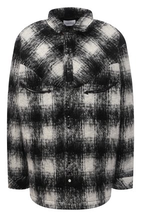 Женская рубашка TANAKA черно-белого цвета по цене 37550 руб., арт. ST-94/BLACK SHAGGY PLAID | Фото 1 Женская рубашка TANAKA черно-белого цвета, арт. ST-94/BLACK SHAGGY PLAID | Фото 1 (Длина (для топов): Удлиненные; Рукава: Длинные; Материал внешний: Шерсть; Материал подклада: Купро; Стили: Кэжуэл; Принт: С принтом; Женское Кросс-КТ: Рубашка-одежда)