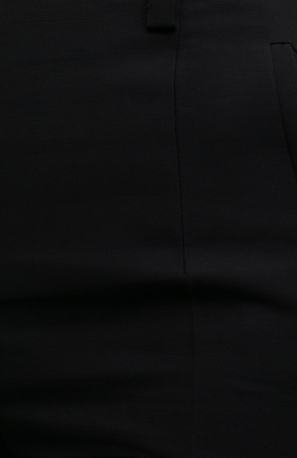 Женские брюки из вискозы и шерсти KHAITE черного цвета, арт. 3081487/AMELIE | Фото 5 (Длина (брюки, джинсы): Удлиненные; Материал внешний: Шерсть, Вискоза; Стили: Гламурный; Женское Кросс-КТ: Брюки-одежда; Силуэт Ж (брюки и джинсы): Прямые; Региональные ограничения белый список (Axapta Mercury): RU)