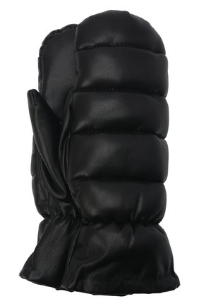 Женские варежки из экокожи NANUSHKA черного цвета по цене 17950 руб., арт. NU21FW0A00499 | Фото 1 Женские варежки из экокожи NANUSHKA черного цвета, арт. NU21FW0A00499 | Фото 1 (Материал: Текстиль, Синтетический материал, Пластик; Женское Кросс-КТ: варежки)