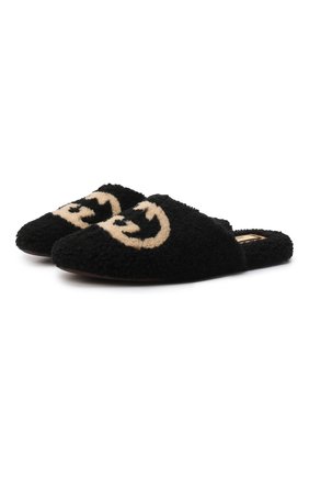 Мужского домашние туфли GUCCI черного цвета по цене 92750 руб., арт. 658797/D0L00 | Фото 1 Мужского домашние туфли GUCCI черного цвета, арт. 658797/D0L00 | Фото 1 (Материал внешний: Натуральный мех; Материал утеплителя: Натуральный мех; Мужское Кросс-КТ: тапочки-обувь; Кросс-КТ: тапочки)