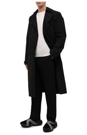 Мужские комбинированные кроссовки b-bold BALMAIN черного цвета по цене 132500 руб., арт. WM0VJ274/TKLM | Фото 2 Мужские комбинированные кроссовки b-bold BALMAIN черного цвета, арт. WM0VJ274/TKLM | Фото 2 (Стили: Гранж; Материал внутренний: Натуральная кожа; Подошва: Массивная; Материал внешний: Кожа; Материал утеплителя: Без утеплителя; Длина стельки: 29,5)