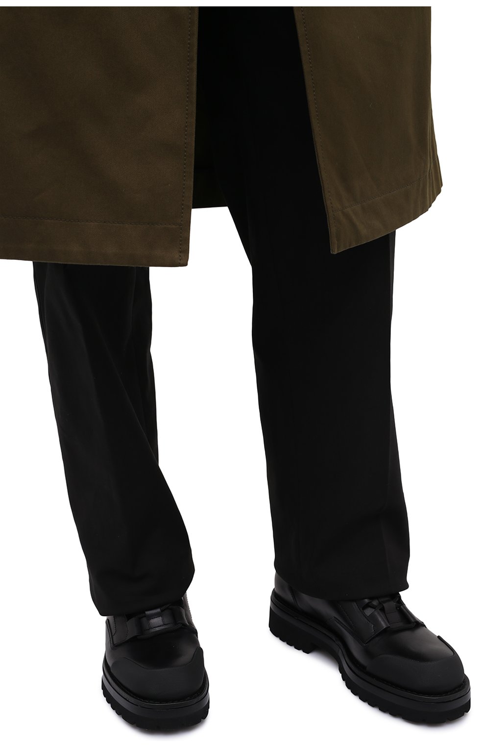 Мужские кожаные ботинки RARE черного цвета, арт. RU0044/MISTRAL/TUCS0N | Фото 3 (Материал внешний: Кожа; Мужское Кросс-КТ: Ботинки-обувь; Материал внутренний: Натуральная кожа; Региональные ограничения белый список (Axapta Mercury): RU; Материал утеплителя: Без утеплителя; Подошва: Массивная)