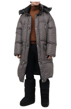 Мужские текстильные сапоги BALMAIN черного цвета по цене 53300 руб., арт. WM4TA287/TNML | Фото 2 Мужские текстильные сапоги BALMAIN черного цвета, арт. WM4TA287/TNML | Фото 2 (Материал внутренний: Текстиль; Мужское Кросс-КТ: Сапоги-обувь, зимние сапоги; Подошва: Плоская; Материал внешний: Текстиль; Высота голенища: Высокие)