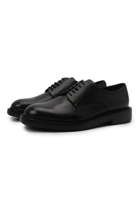 Мужские кожаные дерби GIORGIO ARMANI черного цвета по цене 89950 руб., арт. X2C678/XF222 | Фото 1 Мужские кожаные дерби GIORGIO ARMANI черного цвета, арт. X2C678/XF222 | Фото 1 (Материал внутренний: Натуральная кожа; Стили: Классический; Материал внешний: Кожа; Региональные ограничения белый список (Axapta Mercury): RU)