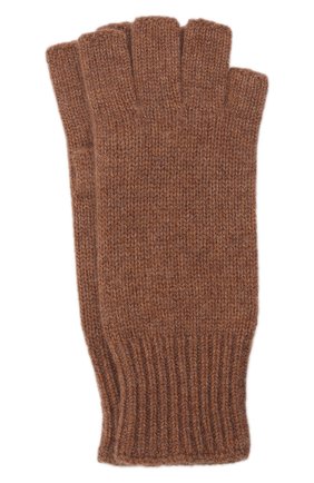 Женские кашемировые митенки KHAITE светло-коричневого цвета по цене 47500 руб., арт. 8715600/KAI | Фото 1 Женские кашемировые митенки KHAITE светло-коричневого цвета, арт. 8715600/KAI | Фото 1 (Женское Кросс-КТ: митенки; Материал: Шерсть, Кашемир, Текстиль)