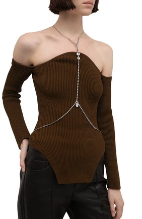 Женское цепочка на талию JW ANDERSON серебряного цвета по цене 55700 руб., арт. JY0103 0T0023 | Фото 2 Женское цепочка на талию JW ANDERSON серебряного цвета, арт. JY0103 0T0023 | Фото 2 (Материал: Металл)