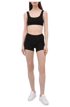 Женские шорты HERON PRESTON FOR CALVIN KLEIN черного цвета по цене 6995 руб., арт. 40185WBE | Фото 2 Женские шорты HERON PRESTON FOR CALVIN KLEIN черного цвета, арт. 40185WBE | Фото 2 (Материал внешний: Хлопок, Синтетический материал; Длина Ж (юбки, платья, шорты): Мини; Женское Кросс-КТ: Шорты-одежда; Стили: Спорт-шик)