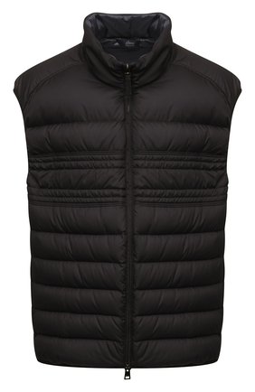 Мужской пуховый жилет BRIONI черного цвета по цене 239500 руб., арт. SWLJ0L/P0908 | Фото 1 Мужской пуховый жилет BRIONI черного цвета, арт. SWLJ0L/P0908 | Фото 1 (Материал внешний: Синтетический материал; Материал подклада: Синтетический материал; Big sizes: Big Sizes; Кросс-КТ: Куртка, Пуховик; Стили: Кэжуэл; Материал утеплителя: Пух и перо; Длина (верхняя одежда): Короткие)