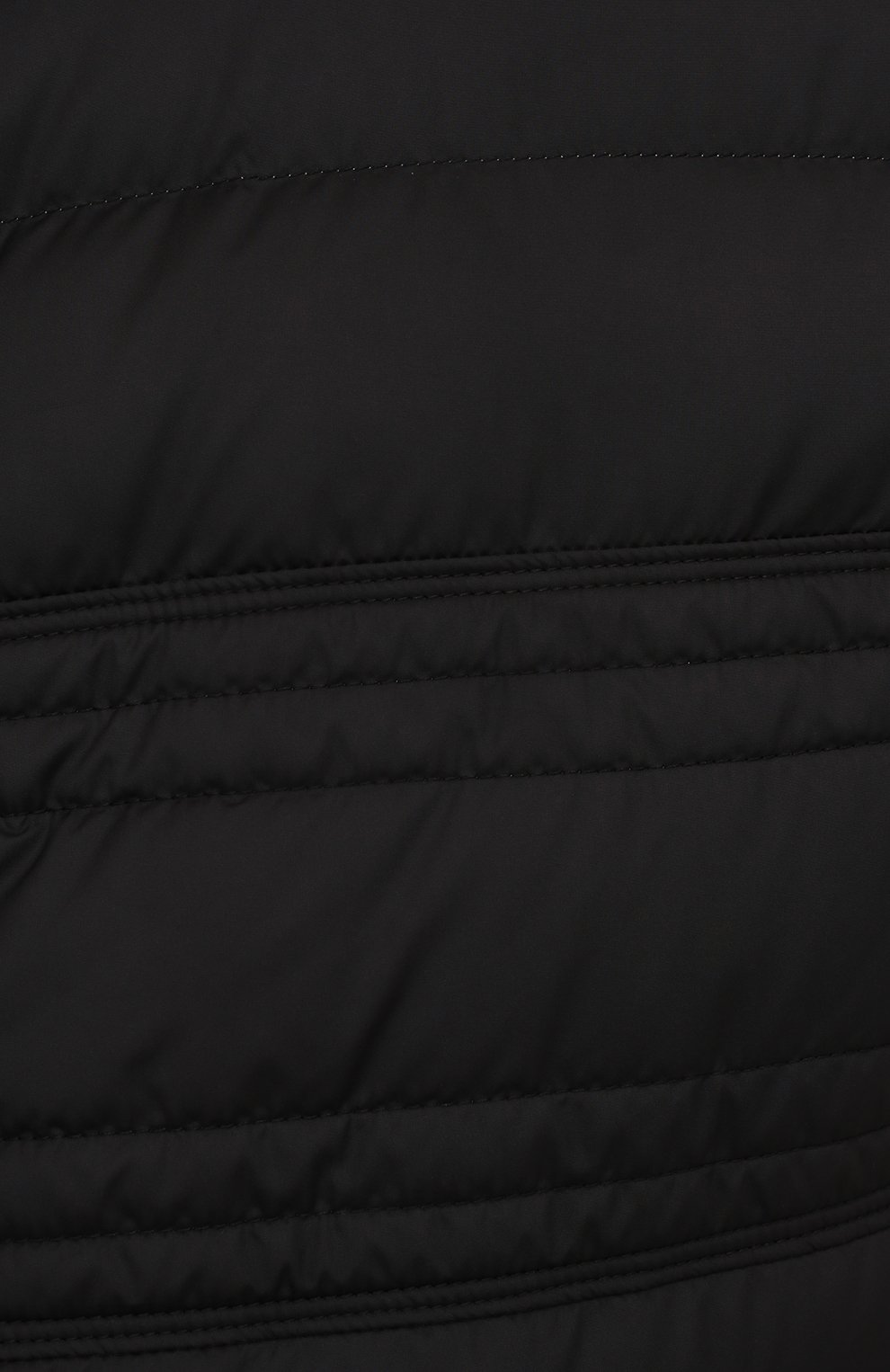 Мужской утепленный жилет BRIONI черного цвета, арт. SWLJ0L/P0908 | Фото 5 (Кросс-КТ: Куртка, Пуховик; Big sizes: Big Sizes; Материал внешний: Синтетический материал; Материал подклада: Синтетический материал; Длина (верхняя одежда): Короткие; Материал утеплителя: Пух и перо; Стили: Кэжуэл)