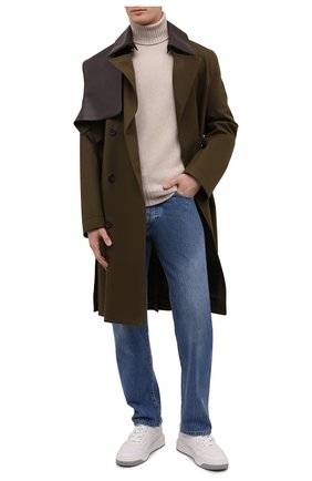 Мужской кашемировый свитер BRUNELLO CUCINELLI светло-бежевого цвета по цене 209500 руб., арт. M22502003 | Фото 2 Мужской кашемировый свитер BRUNELLO CUCINELLI светло-бежевого цвета, арт. M22502003 | Фото 2 (Материал внешний: Кашемир, Шерсть; Длина (для топов): Стандартные; Рукава: Длинные; Принт: Без принта; Мужское Кросс-КТ: Свитер-одежда; Стили: Кэжуэл)