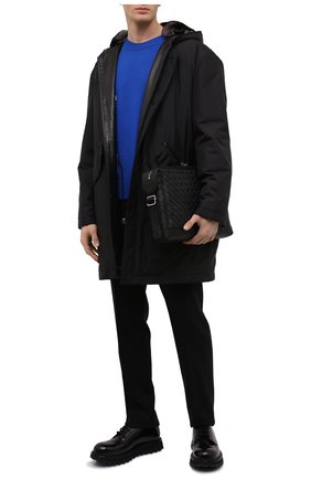 Мужская парка с меховой подкладкой ZILLI SPORT черного цвета по цене 5455000 руб., арт. MAW-K0RAT-30036/0001 | Фото 2 Мужская парка с меховой подкладкой ZILLI SPORT черного цвета, арт. MAW-K0RAT-30036/0001 | Фото 2 (Материал внешний: Шелк; Рукава: Длинные; Длина (верхняя одежда): До середины бедра; Кросс-КТ: Куртка; Стили: Кэжуэл; Мужское Кросс-КТ: утепленные куртки; Материал утеплителя: Натуральный мех)