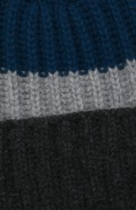 Женская кашемировая шапка LORO PIANA синего цвета, арт. FAL8955 | Фото 4 (Материал: Текстиль, Кашемир, Шерсть)
