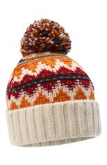 Женская кашемировая шапка LORO PIANA кремвого цвета, арт. FAL9117 | Фото 1 (Материал: Текстиль, Кашемир, Шерсть; Региональные ограничения белый список (Axapta Mercury): RU)