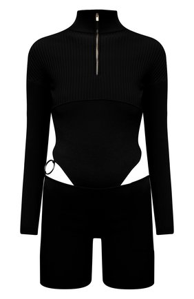 Женский комбинезон JACQUEMUS черного цвета по цене 38500 руб., арт. 213KN303-2010 | Фото 1 Женский комбинезон JACQUEMUS черного цвета, арт. 213KN303-2010 | Фото 1 (Материал внешний: Вискоза, Синтетический материал; Рукава: Длинные; Стили: Гламурный; Случай: Вечерний; Кросс-КТ: Трикотаж; Женское Кросс-КТ: Комбинезон-одежда)