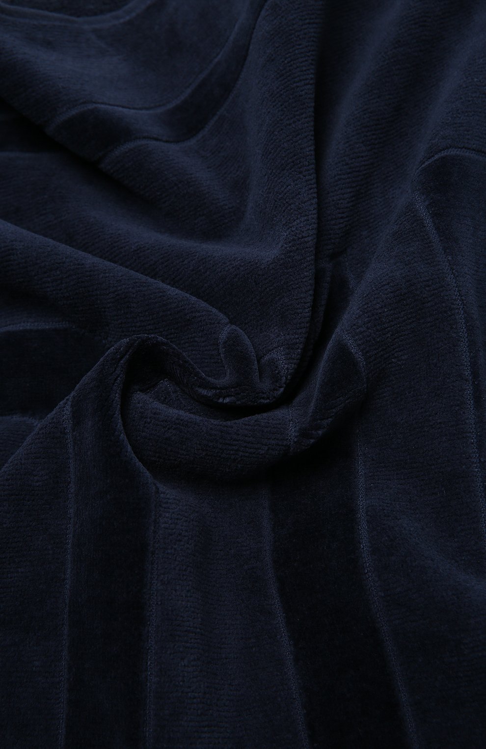 Мужские хлопковое полотенце VILEBREQUIN темно-синего цвета, арт. SANC1200/390 | Фото 3 (Материал: Текстиль, Хлопок)
