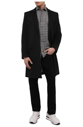 Мужская хлопковая рубашка CORNELIANI темно-зеленого цвета по цене 23950 руб., арт. 88P156-1811529/00 | Фото 2 Мужская хлопковая рубашка CORNELIANI темно-зеленого цвета, арт. 88P156-1811529/00 | Фото 2 (Материал внешний: Хлопок; Длина (для топов): Стандартные; Рукава: Длинные; Воротник: Кент, Акула; Случай: Повседневный; Манжеты: На пуговицах; Рубашки М: Regular Fit; Принт: Клетка; Стили: Кэжуэл)