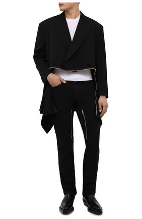 Мужские джинсы GIVENCHY черного цвета по цене 108500 руб., арт. BM50W250P7 | Фото 2 Мужские джинсы GIVENCHY черного цвета, арт. BM50W250P7 | Фото 2 (Длина (брюки, джинсы): Стандартные; Материал внешний: Хлопок, Деним; Кросс-КТ: Деним; Стили: Панк; Силуэт М (брюки): Прямые)