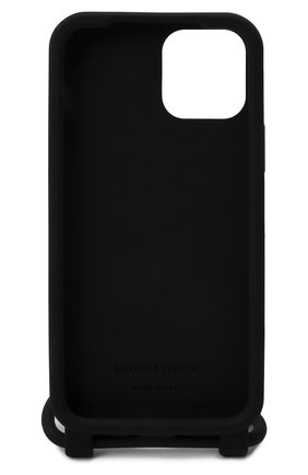 Чехол для iphone 12/12 pro BOTTEGA VENETA черного цвета по цене 13050 руб., арт. 680029/V0EY0 | Фото 2 Чехол для iphone 12/12 pro BOTTEGA VENETA черного цвета, арт. 680029/V0EY0 | Фото 2