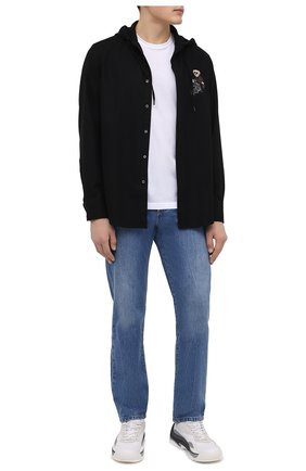 Мужская шерстяная рубашка RALPH LAUREN черного цвета по цене 77600 руб., арт. 790860050 | Фото 2 Мужская шерстяная рубашка RALPH LAUREN черного цвета, арт. 790860050 | Фото 2 (Длина (для топов): Стандартные; Материал внешний: Шерсть; Рукава: Длинные; Случай: Повседневный; Манжеты: На пуговицах; Воротник: С капюшоном; Принт: С принтом; Стили: Кэжуэл)