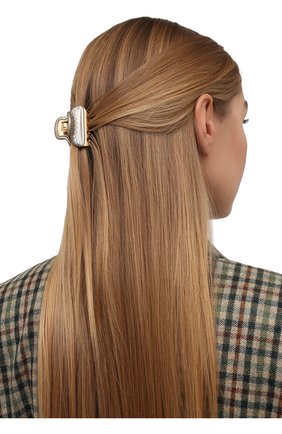 Женская заколка для волос ALEXANDRE DE PARIS серебряного цвета, арт. ICC45-14339-03 G5 | Фото 2 (Материал: Пластик)