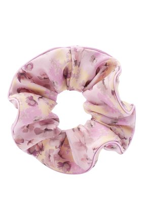Женская резинка для волос ALEXANDRE DE PARIS розового цвета, арт. TCHA-11T-P21 Q | Фото 1 (Материал: Текстиль)