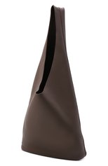 Женский сумка-шопер bindle THE ROW коричневого цвета, арт. W1263L129 | Фото 4 (Сумки-технические: Сумки-шопперы; Размер: medium; Материал: Натуральная кожа; Региональные ограничения белый список (Axapta Mercury): RU)