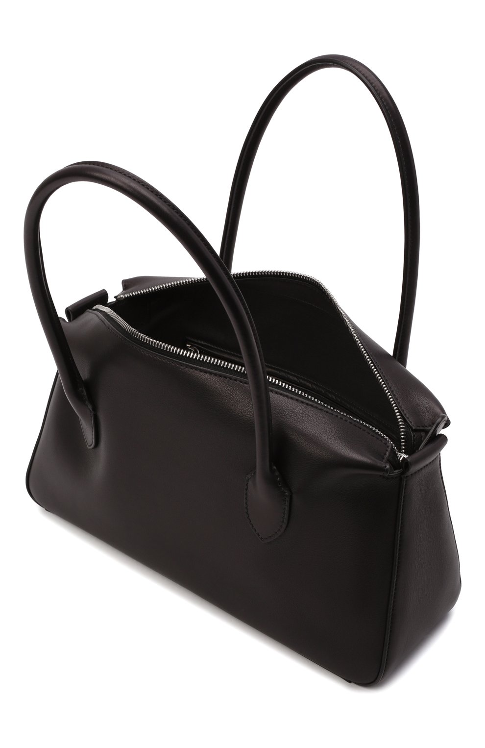 Женская сумка east west THE ROW черного цвета, арт. W1285L72 | Фото 5 (Сумки-технические: Сумки top-handle; Размер: medium; Материал: Натуральная кожа)
