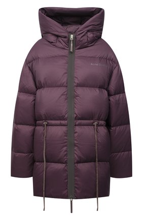Женская пуховая куртка ACNE STUDIOS фиолетового цвета по цене 94450 руб., арт. A90286 | Фото 1 Женская пуховая куртка ACNE STUDIOS фиолетового цвета, арт. A90286 | Фото 1 (Материал утеплителя: Пух и перо; Материал подклада: Синтетический материал; Материал внешний: Синтетический материал; Стили: Спорт-шик; Кросс-КТ: Куртка; Женское Кросс-КТ: Пуховик-куртка; Длина (верхняя одежда): До середины бедра; Рукава: Длинные)