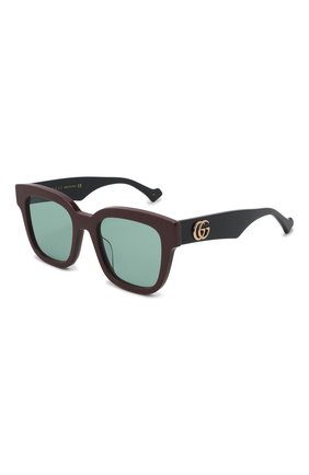 Женские солнцезащитные очки GUCCI бордового цвета по цене 29350 руб., арт. GG0998S 004 | Фото 1 Женские солнцезащитные очки GUCCI бордового цвета, арт. GG0998S 004 | Фото 1 (Тип очков: С/з; Очки форма: Квадратные; Оптика Гендер: оптика-женское)