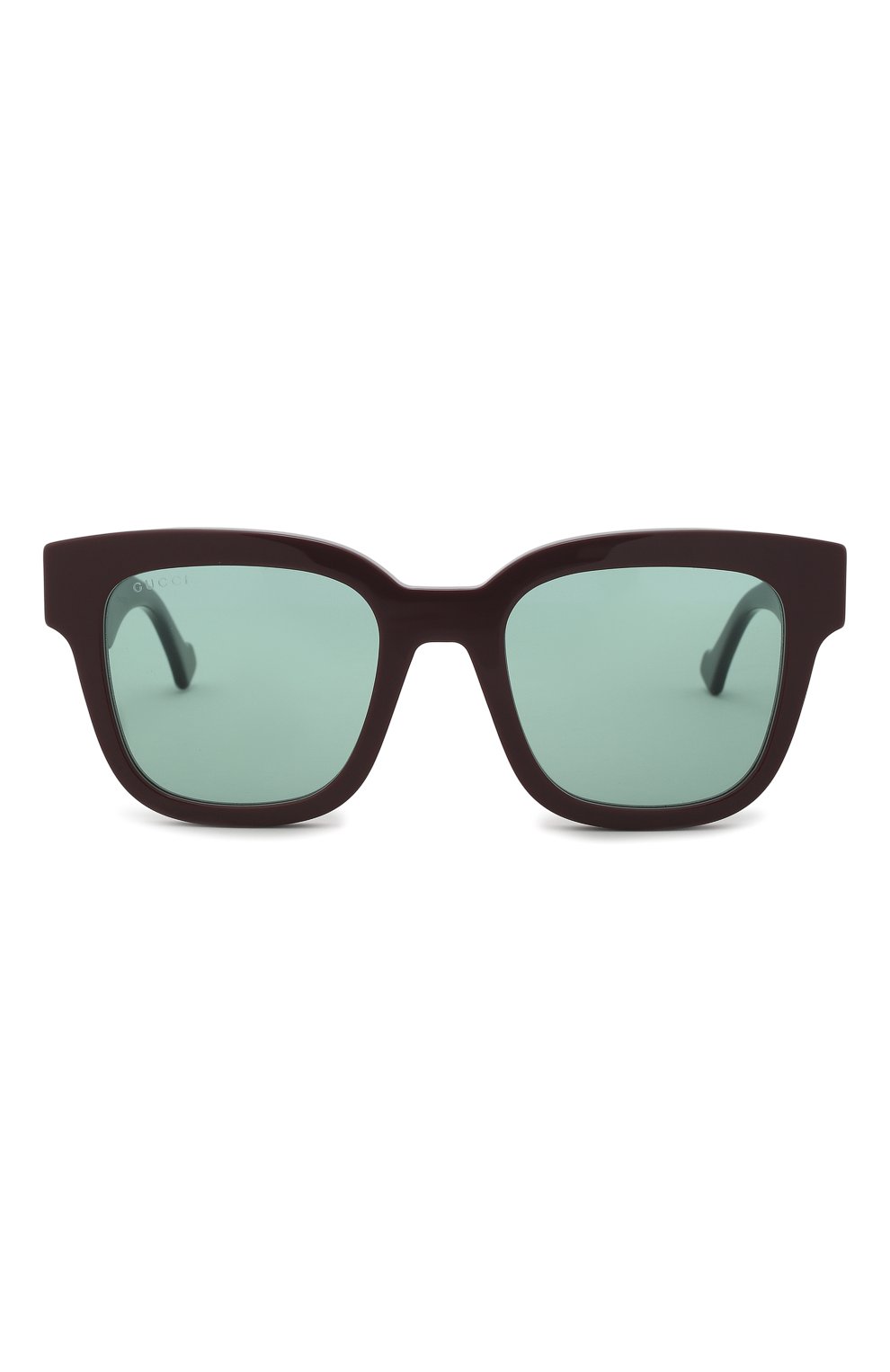 Женские солнцезащитные очки GUCCI бордового цвета, арт. GG0998S 004 | Фото 3 (Тип очков: С/з; Очки форма: Квадратные; Оптика Гендер: оптика-женское)