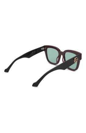 Женские солнцезащитные очки GUCCI бордового цвета по цене 29350 руб., арт. GG0998S 004 | Фото 4 Женские солнцезащитные очки GUCCI бордового цвета, арт. GG0998S 004 | Фото 4 (Тип очков: С/з; Очки форма: Квадратные; Оптика Гендер: оптика-женское)