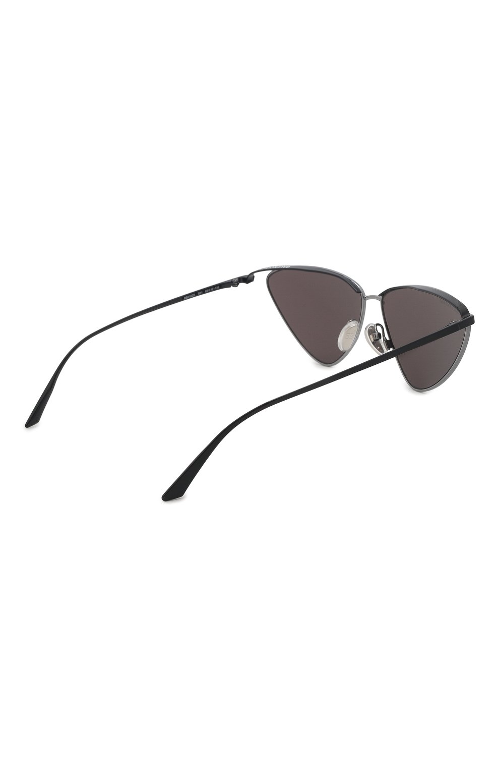 Женские солнцезащитные очки BALENCIAGA черного цвета, арт. BB0162S 001 | Фото 4 (Тип очков: С/з; Оптика Гендер: оптика-женское; Очки форма: Cat-eye)