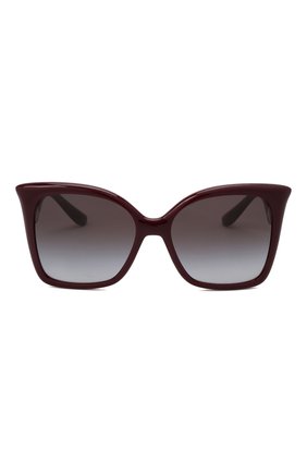 Женские солнцезащитные очки DOLCE & GABBANA бордового цвета, арт. 6168-32858G | Фото 3 (Тип очков: С/з; Очки форма: Квадратные; Оптика Гендер: оптика-женское)