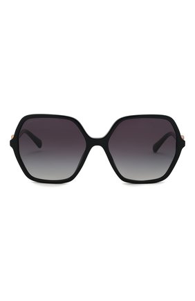 Женские солнцезащитные очки BVLGARI черного цвета, арт. 8238B-501/8G | Фото 3 (Тип очков: С/з; Очки форма: Квадратные; Оптика Гендер: оптика-женское)