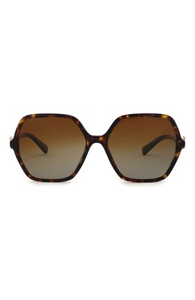 Женские солнцезащитные очки BVLGARI темно-коричневого цвета, арт. 8238B-504/T5 | Фото 3 (Тип очков: С/з; Очки форма: Квадратные; Оптика Гендер: оптика-женское)
