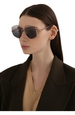 Женские солнцезащитные очки CHLOÉ черного цвета, арт. CH0068S 001 | Фото 2 (Тип очков: С/з; Оптика Гендер: оптика-женское; Очки форма: Over-size, Бабочка)